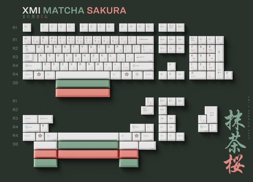 
                  
                    XMI Matcha Sakura Keycaps
                  
                