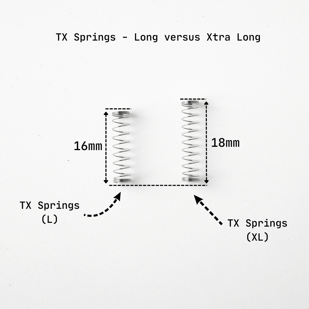 
                  
                    TX Springs (S/M/L/XL) for MX Switch
                  
                